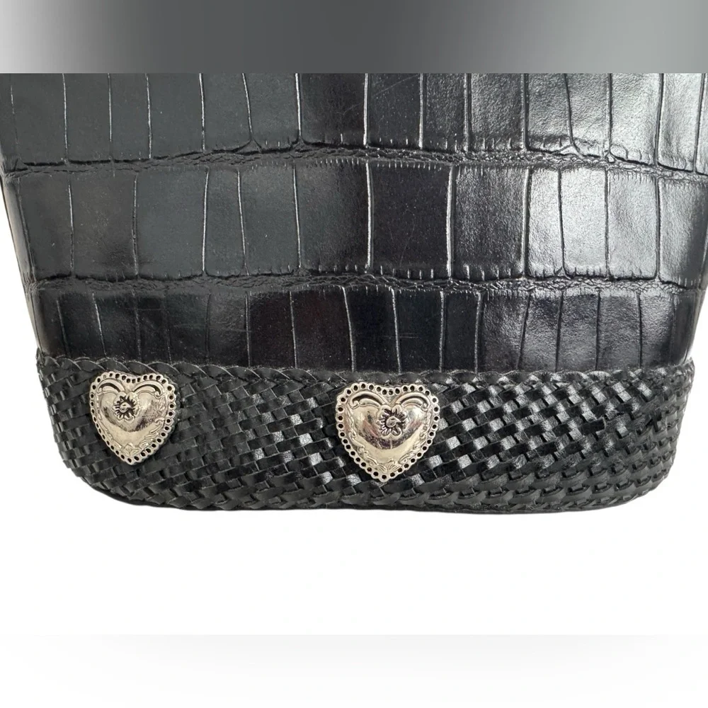 Vintage Marc Chantal MC black leather shoulder bag